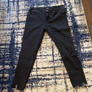 Express black skinny jeans